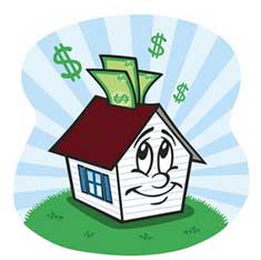 fuel savings house clipart